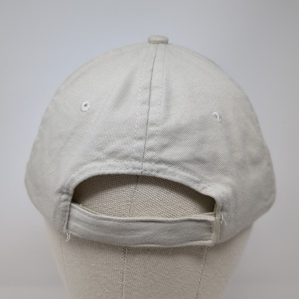 Worldwide Electric Corp Strapback Hat Solid Beige… - image 6